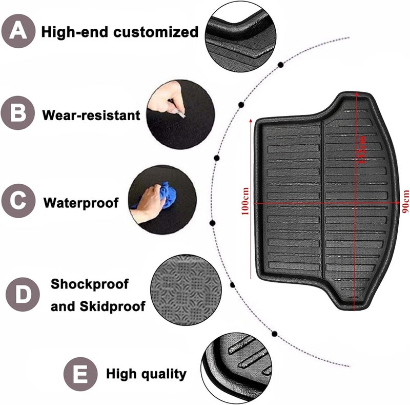 Yurefax Waterproof Boot Liner for Kia Sportage R - Image 5