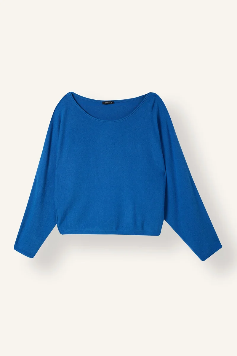 ديفاكتو Regular Fit Boat Collar Knitwear Pullover