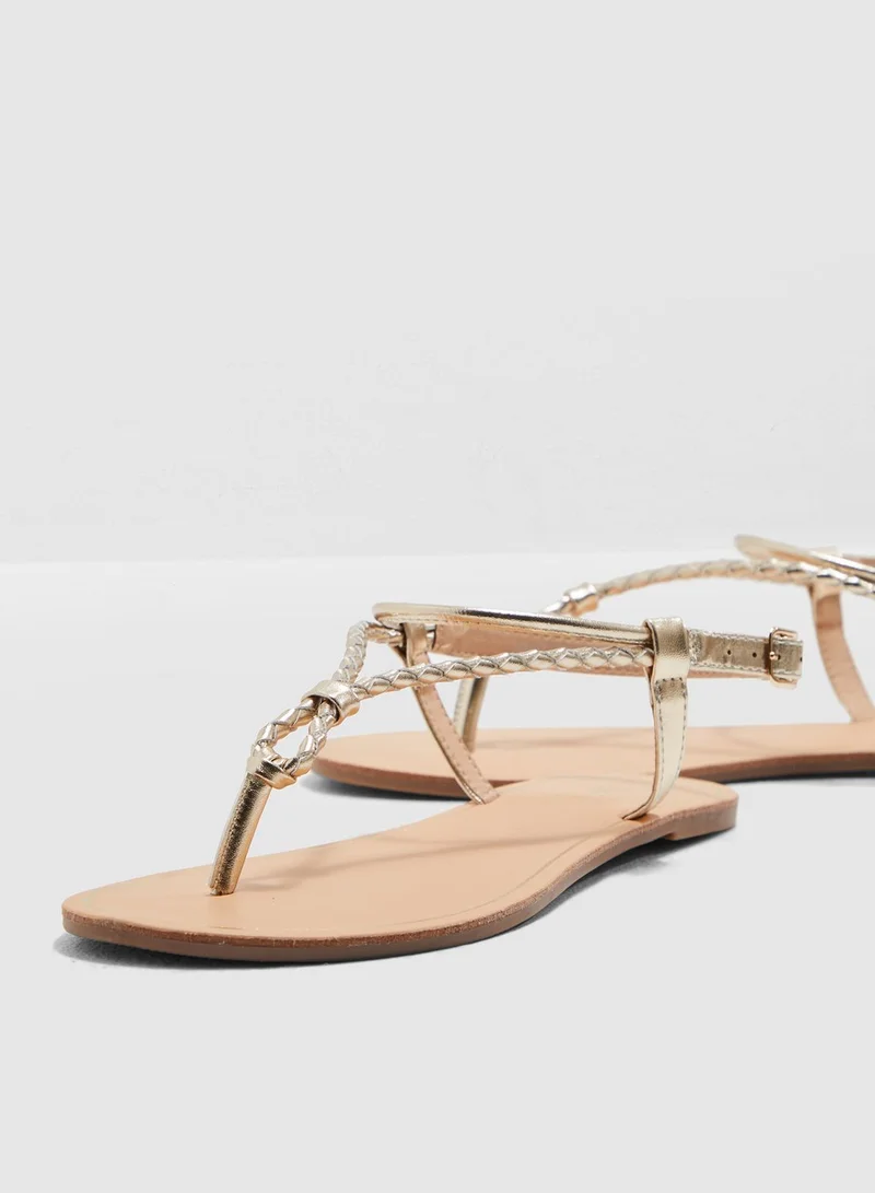 ONLY Margit Braided Ankle Sandal