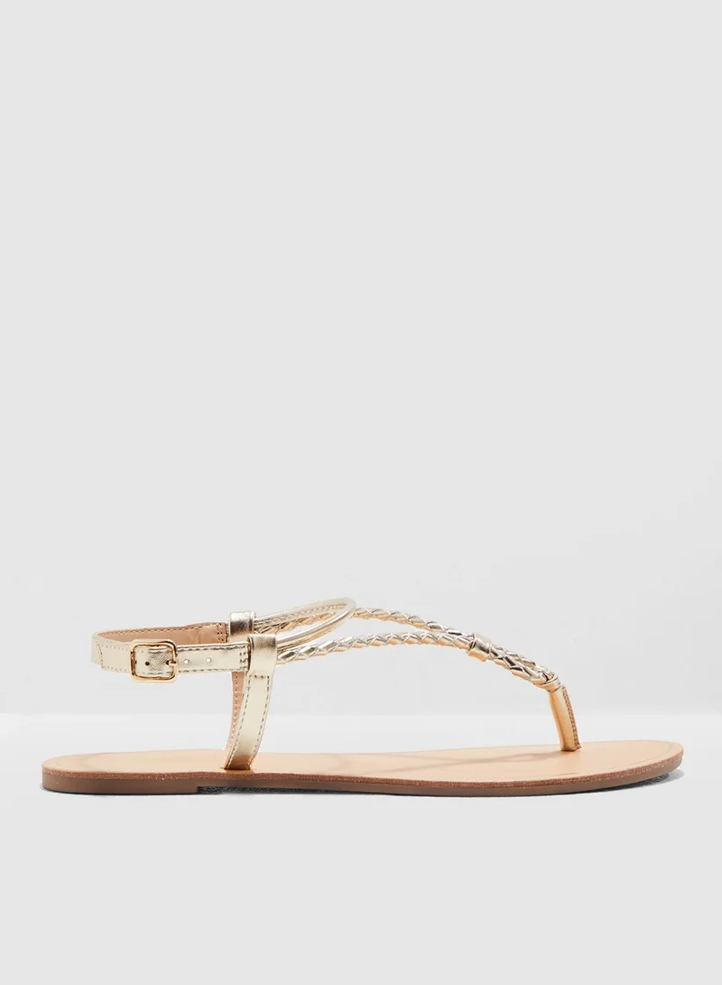 ONLY Margit Braided Ankle Sandal