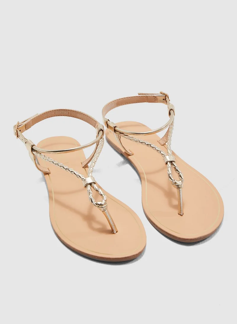 ONLY Margit Braided Ankle Sandal