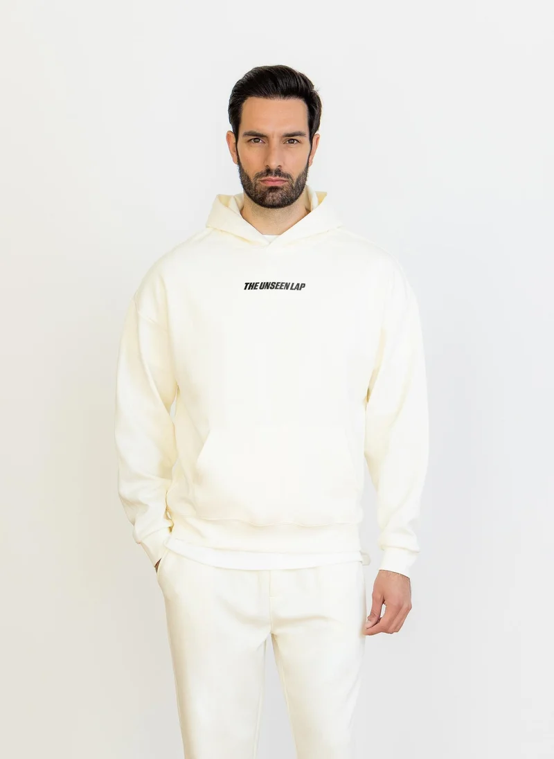 CONTRAST PRINTED HOODIE