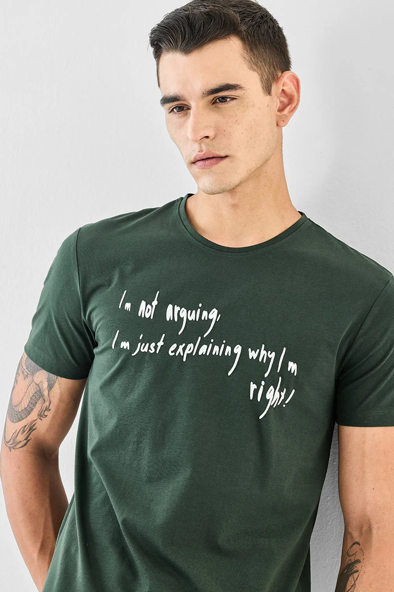 SNITCH تيشيرت مطبوع بقصة عادية