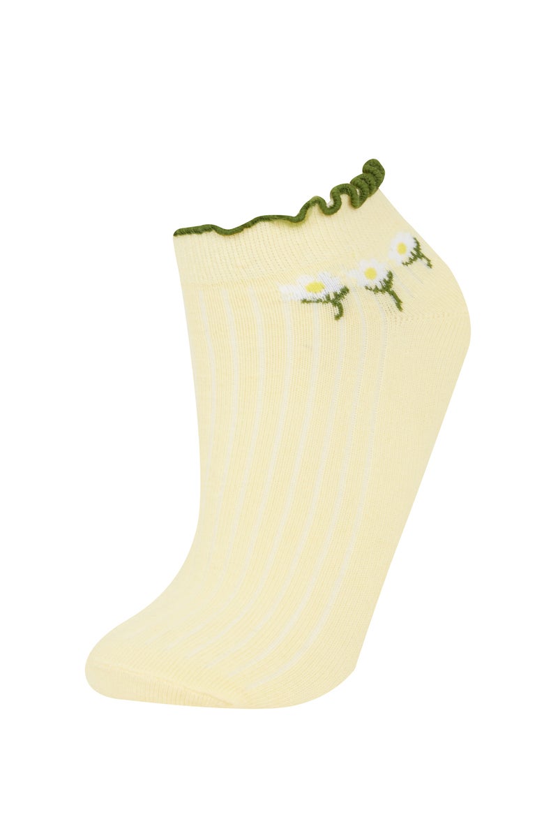 DeFacto Woman Flower 3 piece Short Socks  - Image 4