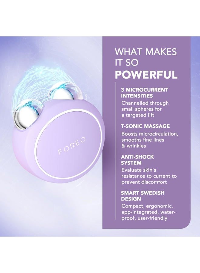 FOREO BEAR Mini Microcurrent Facial Device - Face Sculpting Tool - Firm & Contour - Reduce Double Chin - Non-Invasive - Increases Absorption of Facial Skin Care Products - Lavender - Image 3