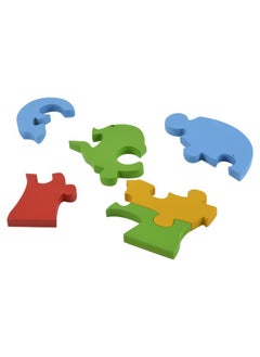 Skillofun Skillofun Wooden Take Apart Baby Puzzle Large - Elephant, Multi Color  - Image 2