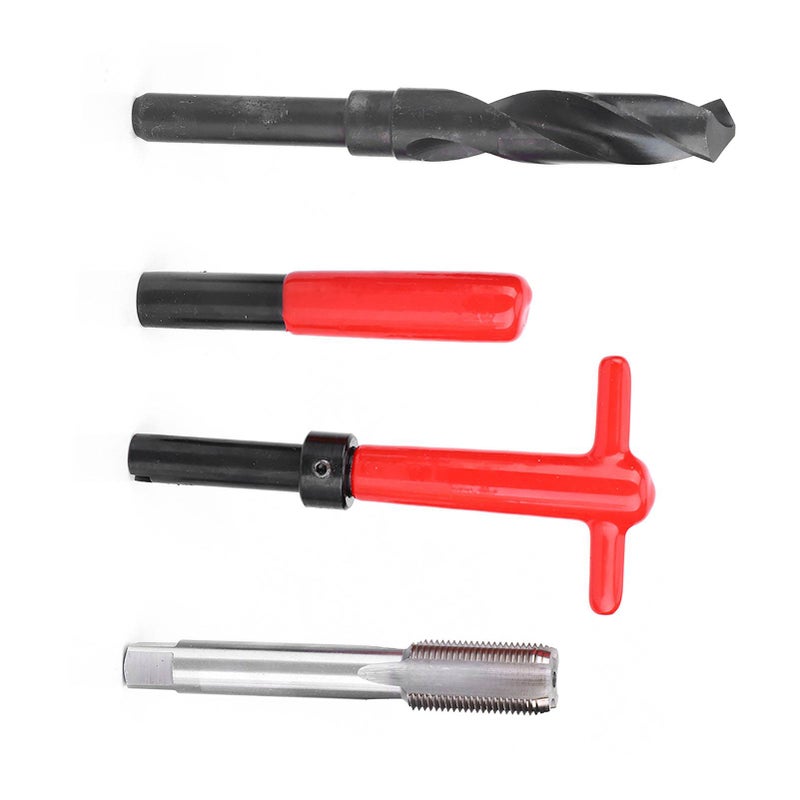 10Pcs Thread Repair Kit Stainless Steel Twisted Drill Wrench Threaded Insert for Car M18x1.5 - Image 4