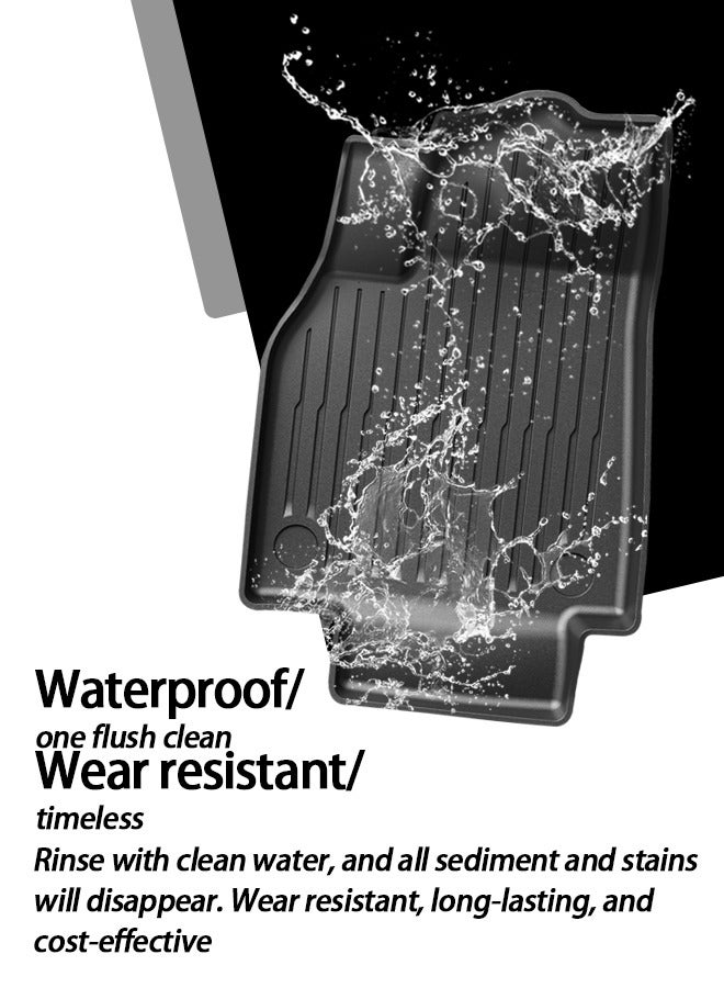 Generic Car mat, suitable for Tesla ModelY car mat, 3D customized, 2025 model, TPE all-weather wear-resistant, anti-slip, easy to clean, high-grade mat. goodcar  - Image 5