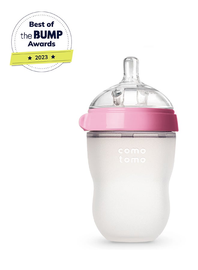 comotomo Combo Natural Feel Baby Bottle 150 ML And Natural Feel Baby Bottle 250 ML, 0 - 6 Months - Image 2