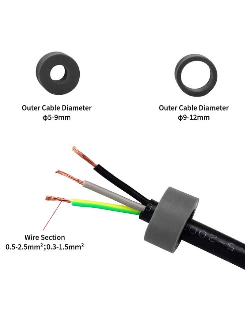 KASTWAVE Screw Free Outdoor Cable Connector, Waterproof Junction Box Screwless Cable Connector with Quick Installation, External Sleeve Coupler for Wire Diameter 9 - 12 mm, 3 Pole, Black, 4 Pack - Image 5