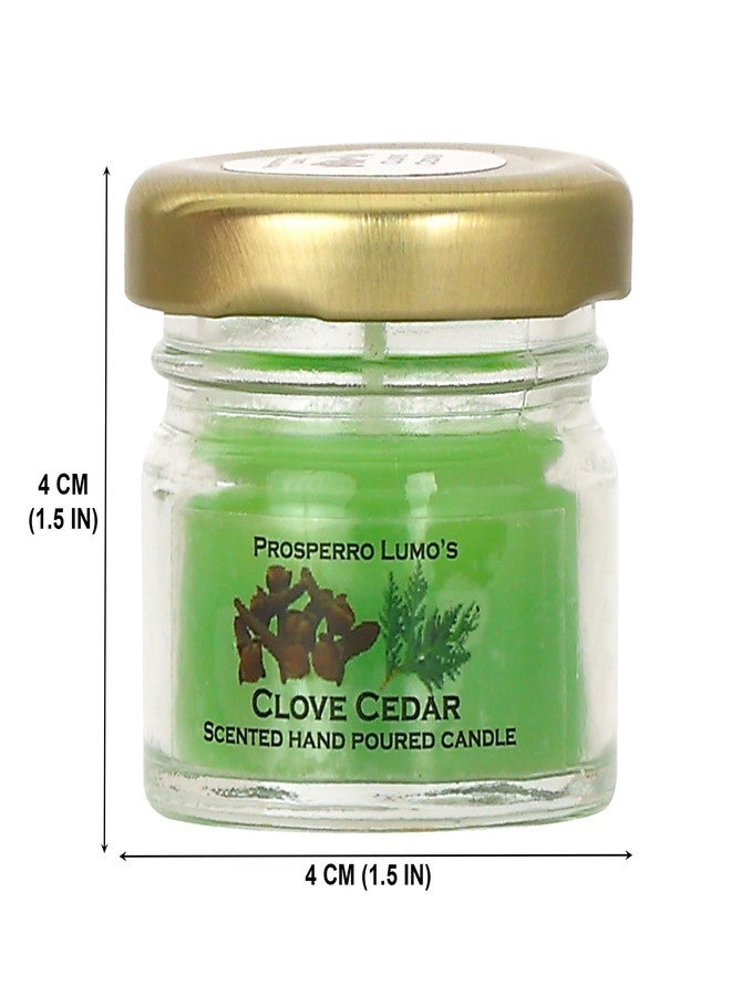 PROSPERRO LUMO شموع صغيرة معطرة من الشمع من PROSPERRO LUMO by Parkash (مجموعة من 6 شموع) - Image 3