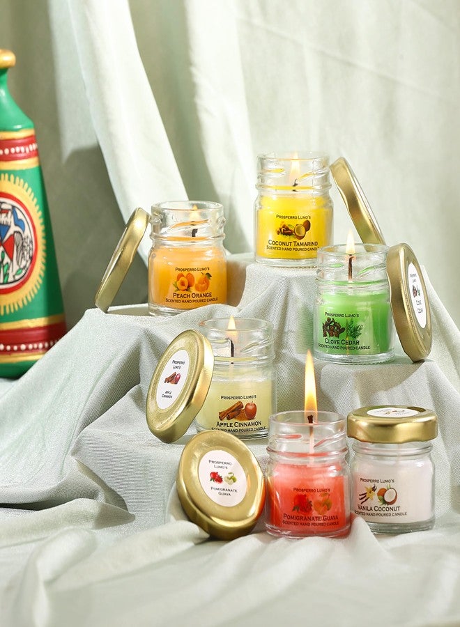 PROSPERRO LUMO شموع صغيرة معطرة من الشمع من PROSPERRO LUMO by Parkash (مجموعة من 6 شموع) - Image 2