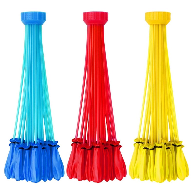 Bunch O Balloons Rubber Zuru Instant 100 Self-Sealing Water Balloons Complete Gift Set Bundle - 3 Pack (300 Balloons Total),300 pcs - Image 4