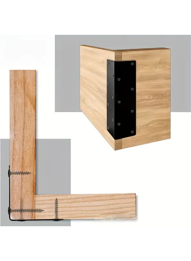 60pcs 160mm L Shape Corner Brackets With Screws For Bed Fence And Shelf Support - Image 4