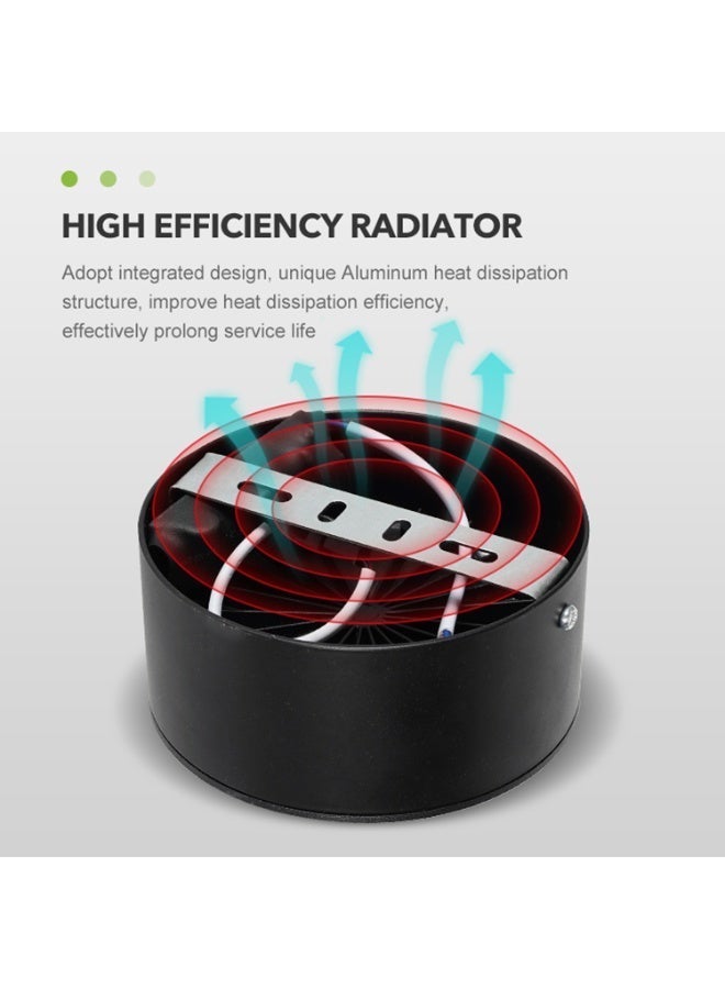 plato led lenz Pack of 2 – COB Spotlight 30W – Black Body – 3 Color Switch – High Brightness – PLATO - Image 4