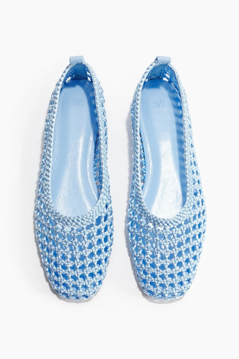 H&M Braided ballet pumps