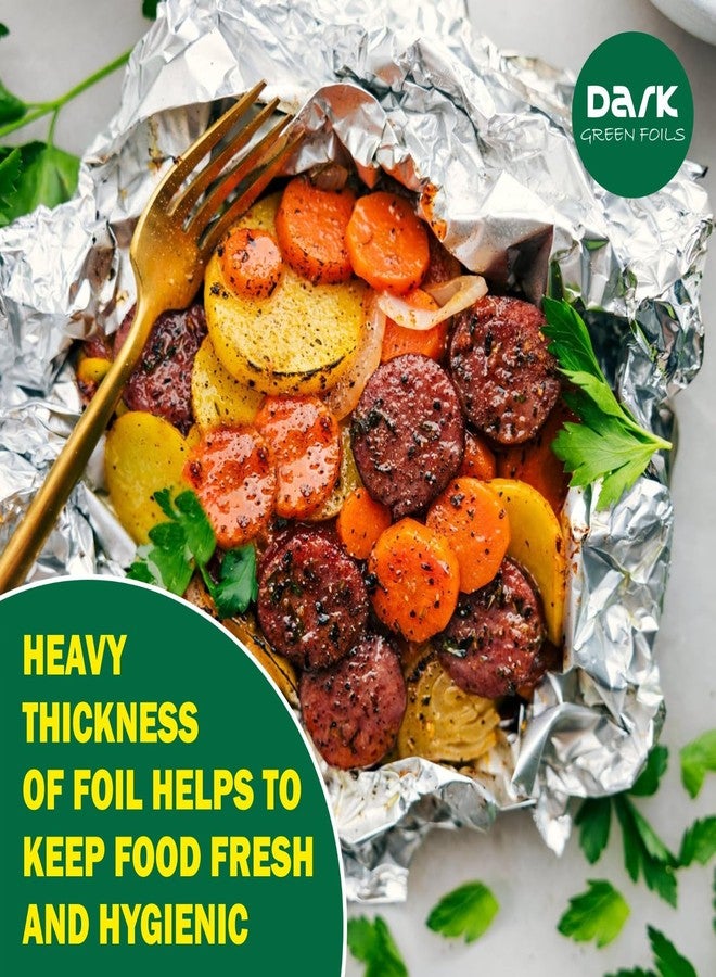 FOILY Silver Aluminium Foil for Food Packing 9m with 11 Micron Thickness | Keeps Food Warm and Hygienic | Ideal for Storing, Packing, Wrapping, and Serving - Image 5