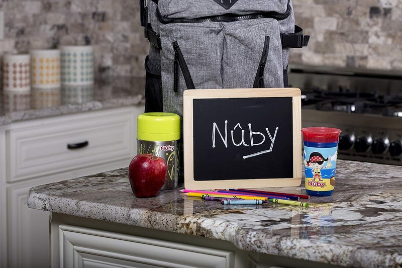 Nuby 360 Degree Easy Sip 3D Grip Wonder Cup with Printed Silicone Sleeve Purple Butterfly 10 Oz - Image 3