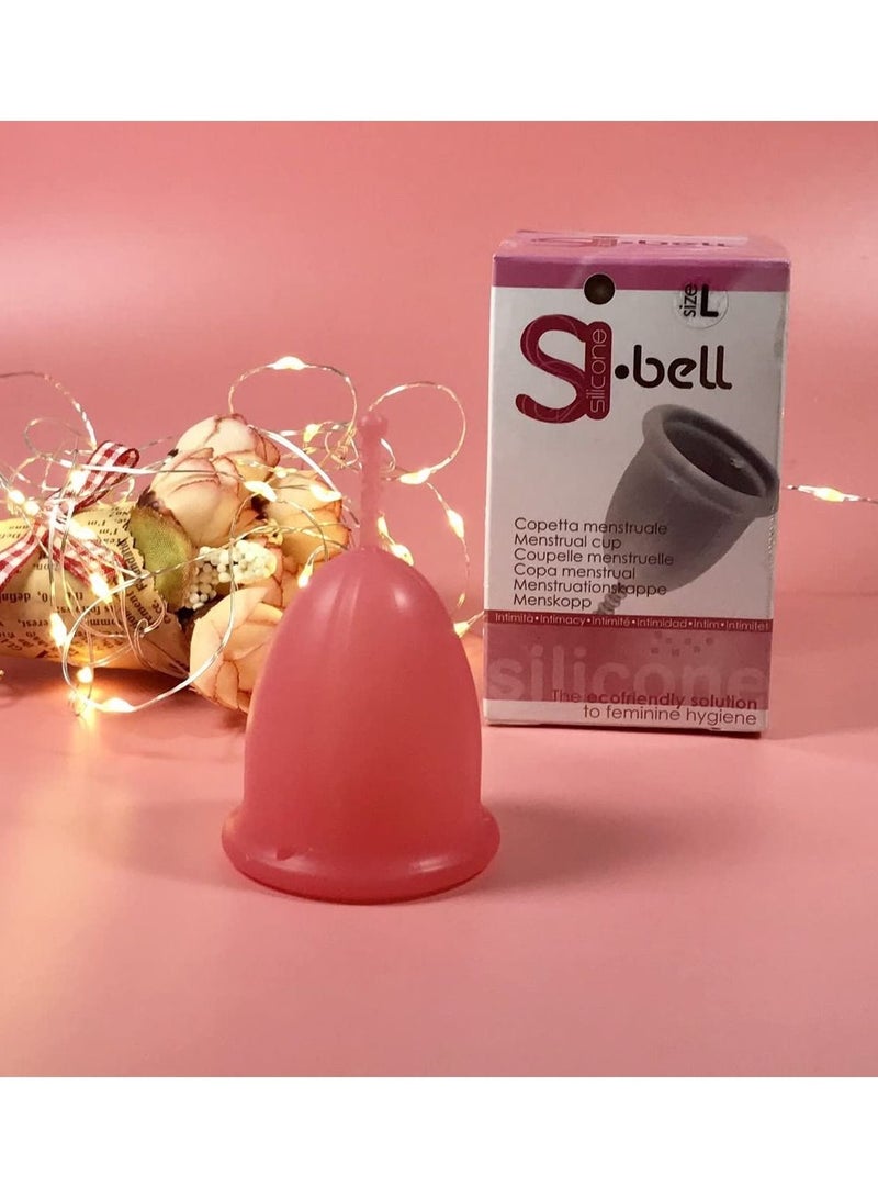 Si.Bell Women's Menstrual Cup Pink - Image 1