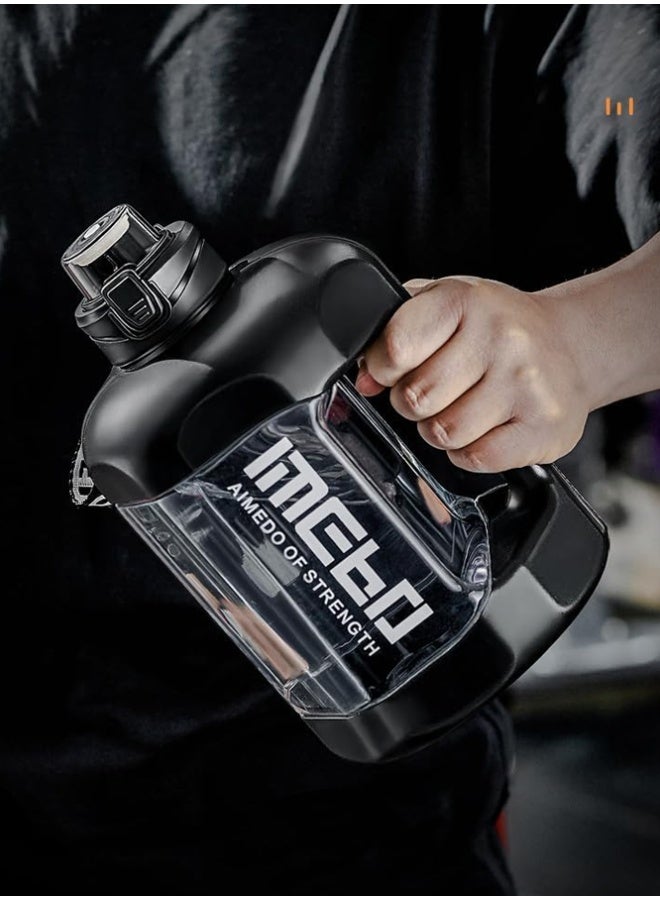 Crazy Boss 2.8L Large Capacity Sports Water Bottle with Handle Leakproof Gym Drinking Bottle BPA Free - Image 5