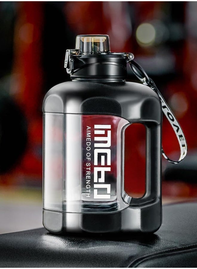 Crazy Boss 2.8L Large Capacity Sports Water Bottle with Handle Leakproof Gym Drinking Bottle BPA Free - Image 4