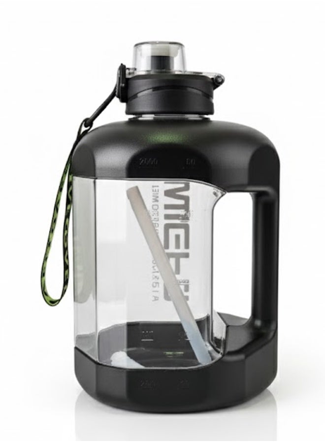 Crazy Boss 2.8L Large Capacity Sports Water Bottle with Handle Leakproof Gym Drinking Bottle BPA Free - Image 3