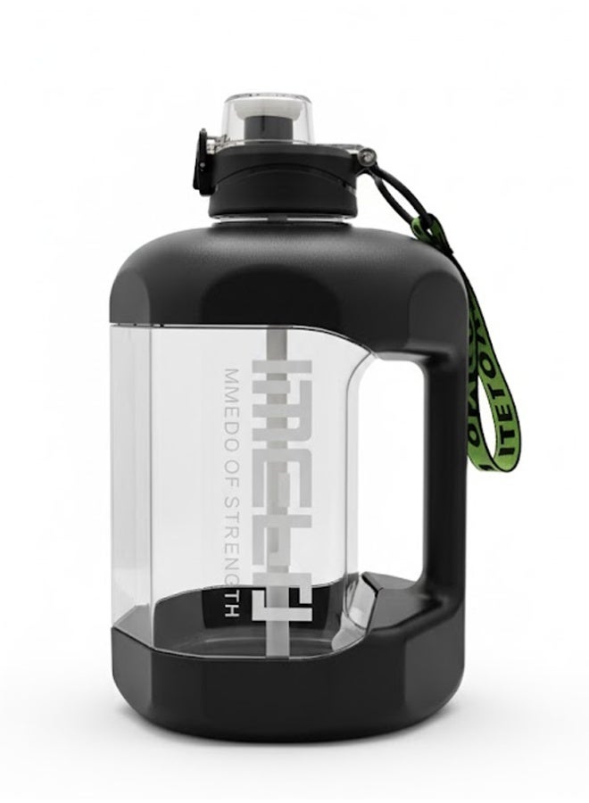 Crazy Boss 2.8L Large Capacity Sports Water Bottle with Handle Leakproof Gym Drinking Bottle BPA Free - Image 1
