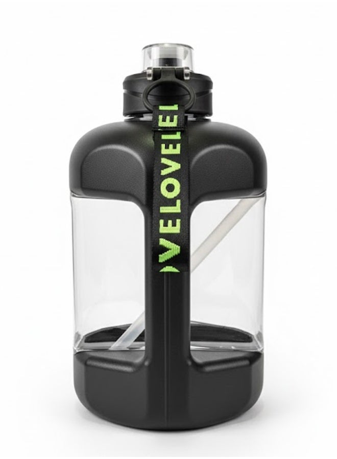 Crazy Boss 2.8L Large Capacity Sports Water Bottle with Handle Leakproof Gym Drinking Bottle BPA Free - Image 2