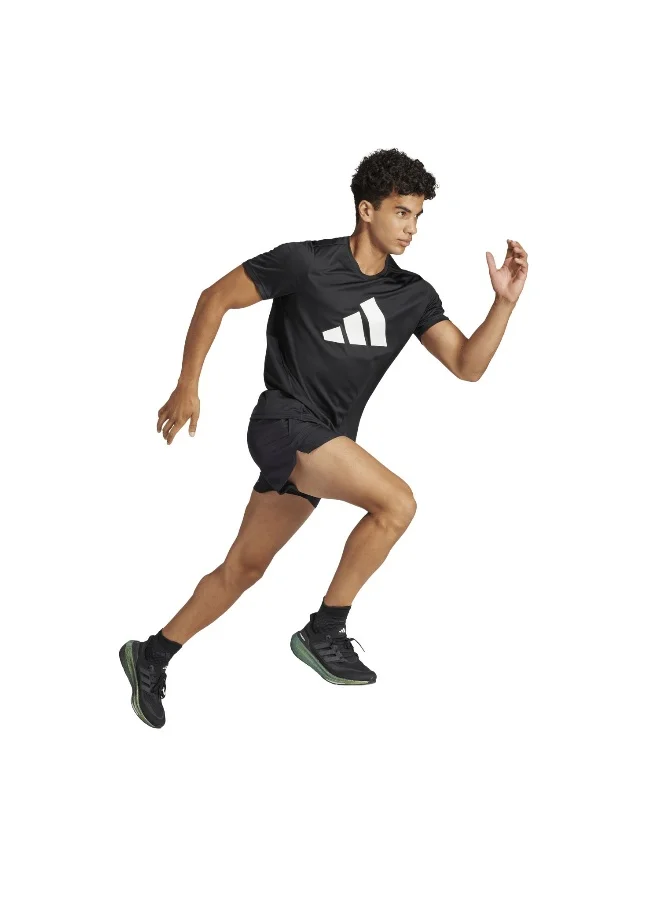 Adidas RUN IT TEE Black Running For Men XS