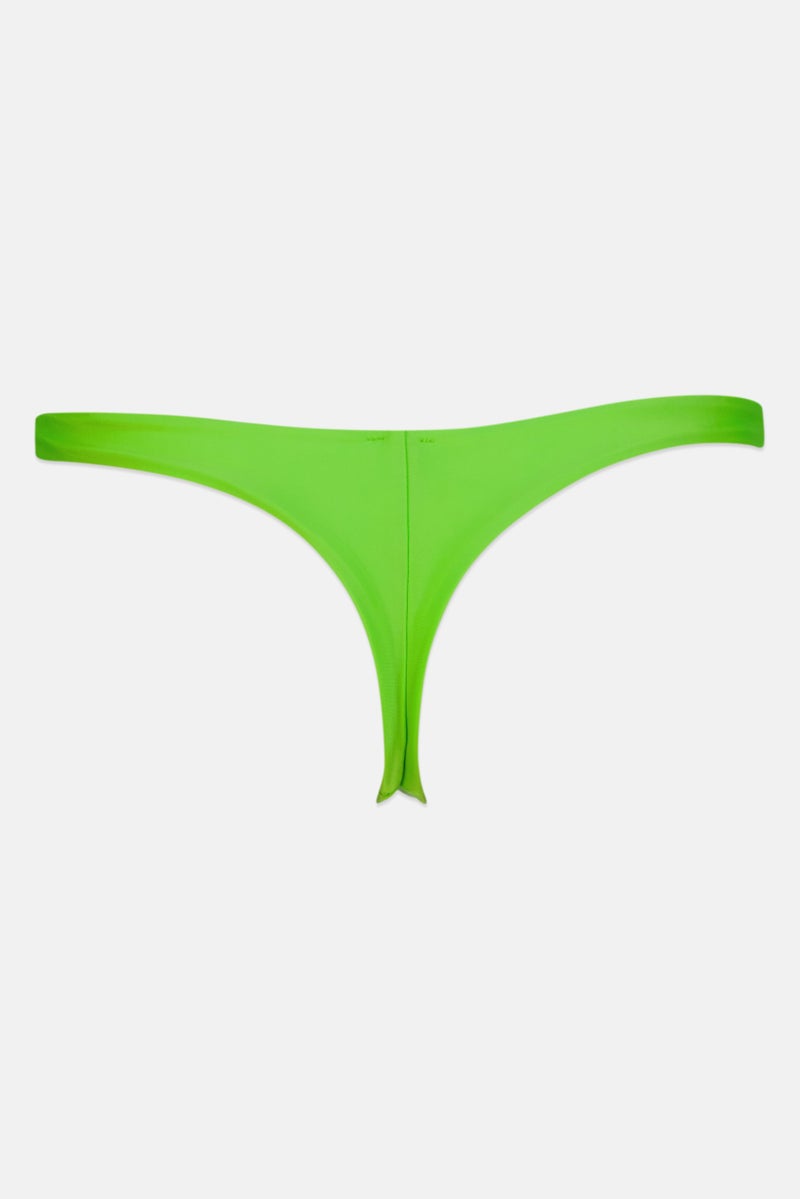 Lefties بيكيني سفلي عادي للنساء، أخضر - Image 2