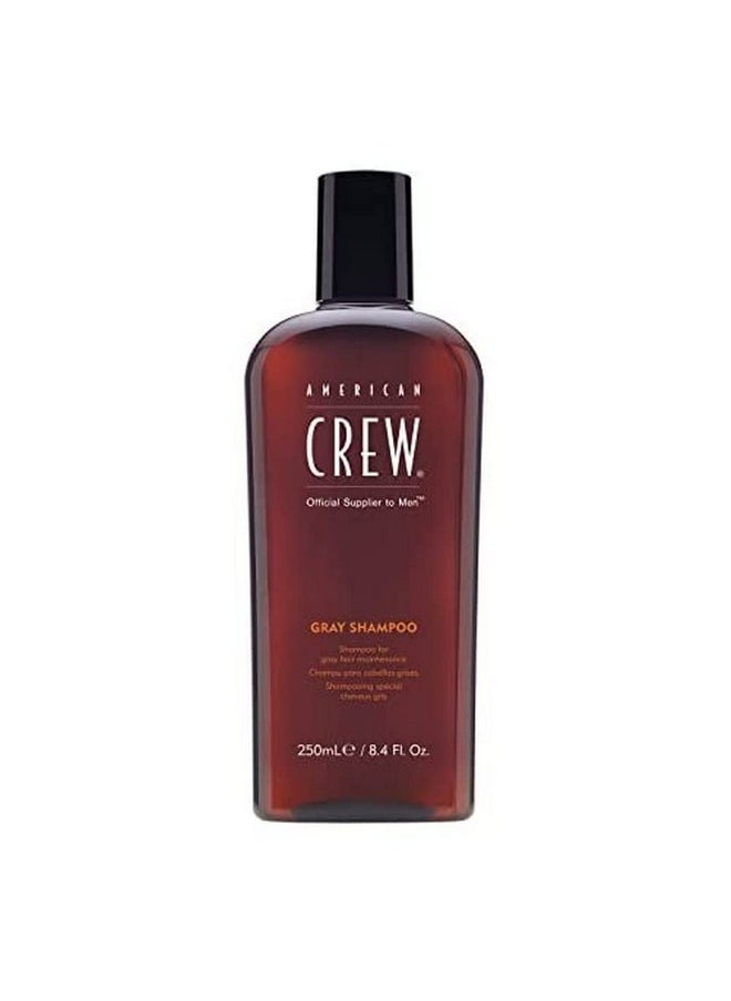 AMERICAN CREW Men'S Shampoo By American Crew Optimal Maintenance For Grey Hair Original Scent 8.45 Fl Oz  - Image 2
