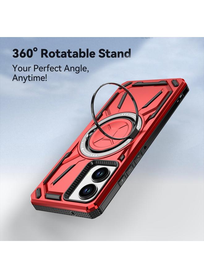 S-TOP Case For Motorola Edge 2024 Armor II Series MagSafe Magnetic Holder Phone Case - Image 4