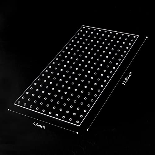 Yes Fresh Yes!Fresh Acrylic Aquarium Fish Tank Divider Clear Kit Fit for All Type Aquarium Divider for 10 Gallon Fish Tank and Up to 950 Gallon Tank Divider (Kit E - 8 PCs 5.9"x11.8") - Image 3