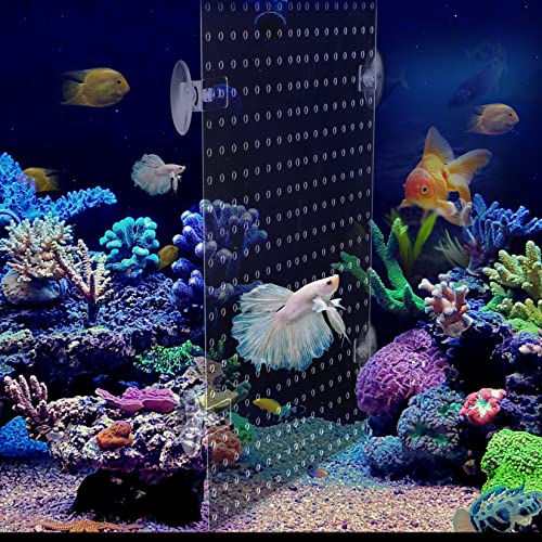 Yes Fresh Yes!Fresh Acrylic Aquarium Fish Tank Divider Clear Kit Fit for All Type Aquarium Divider for 10 Gallon Fish Tank and Up to 950 Gallon Tank Divider (Kit E - 8 PCs 5.9"x11.8") - Image 1