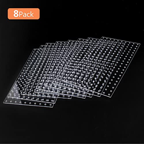 Yes Fresh Yes!Fresh Acrylic Aquarium Fish Tank Divider Clear Kit Fit for All Type Aquarium Divider for 10 Gallon Fish Tank and Up to 950 Gallon Tank Divider (Kit E - 8 PCs 5.9"x11.8") - Image 2