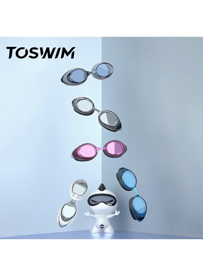Toswim Swimming Goggles, Waterproof Anti-fog Swim Gl, High-definition Clear Lens, Large Frame For Men And Women, Ink Fish Black - Image 5