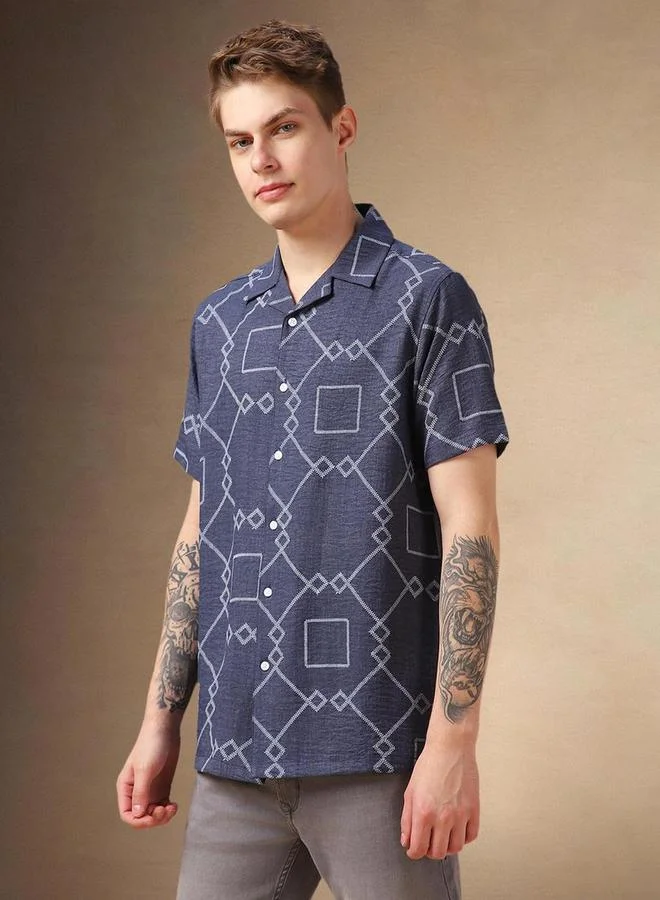 Dennis Lingo Dennis Lingo Relaxed Fit Short Sleeves Casual Shirt