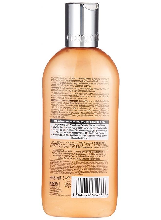 dr.organic Organic Doctor Organic Moroccan Argan Oil Conditioner, 9 fl.oz. - Image 2