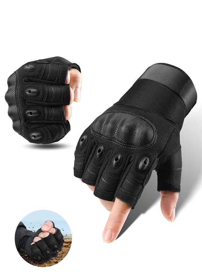Sweet Life Motorcycle Gloves for Men and Women: Touch Screen Tactical Gloves with Full Finger Breathable Hard Knuckle & Adjustable Wrist for Riding, Motocross, Road Racing, Cycling, Climbing - Image 1