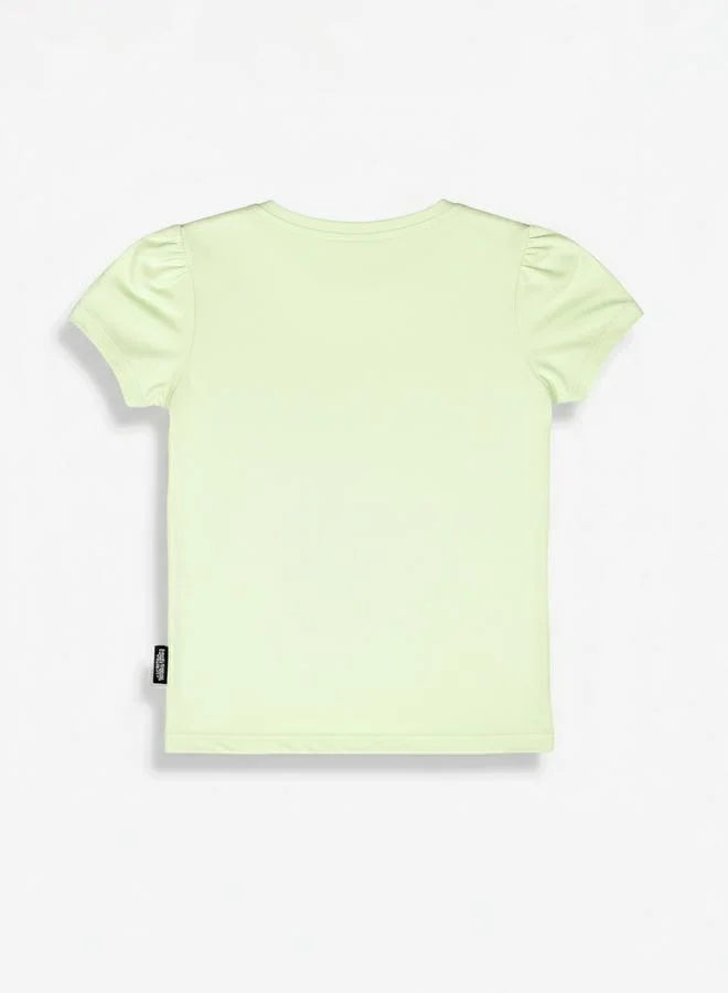 Looney Tunes Graphic Print Round Neck Fashion T-shirt