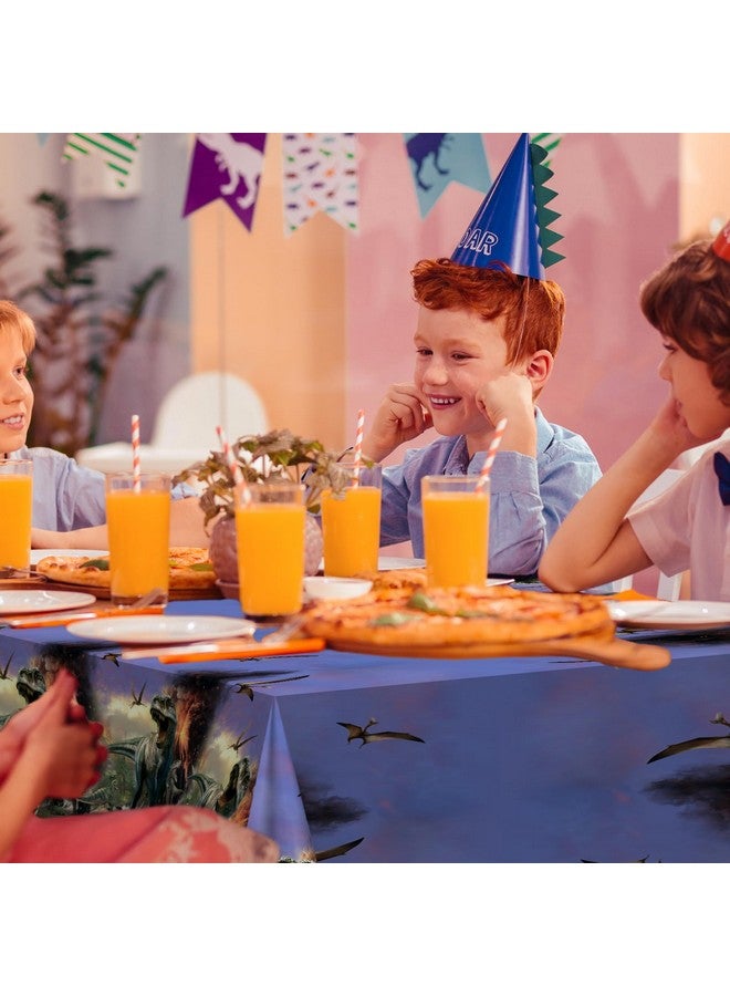 Avezano 3 Pcs Dinosaur Tablecloth Dinosaur Birthday Party Decorations Disposable Dinosaur Table Cover Dinosaur World Plastic Tablecloth For Kids Adults Birthday Party, 108X54 Inch - Image 4