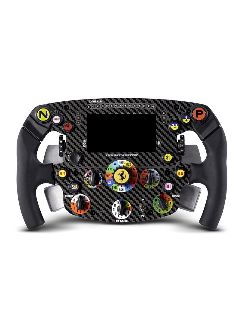 Thrustmaster Formula Wheel Add-On Ferrari SF1000 Edition, Replica Wheel, PC, PS4, PS5, Xbox One and Series X|S, Display and LED Dash, 100% Carbon Fiber Faceplate, Licensed by Ferrari - Image 2