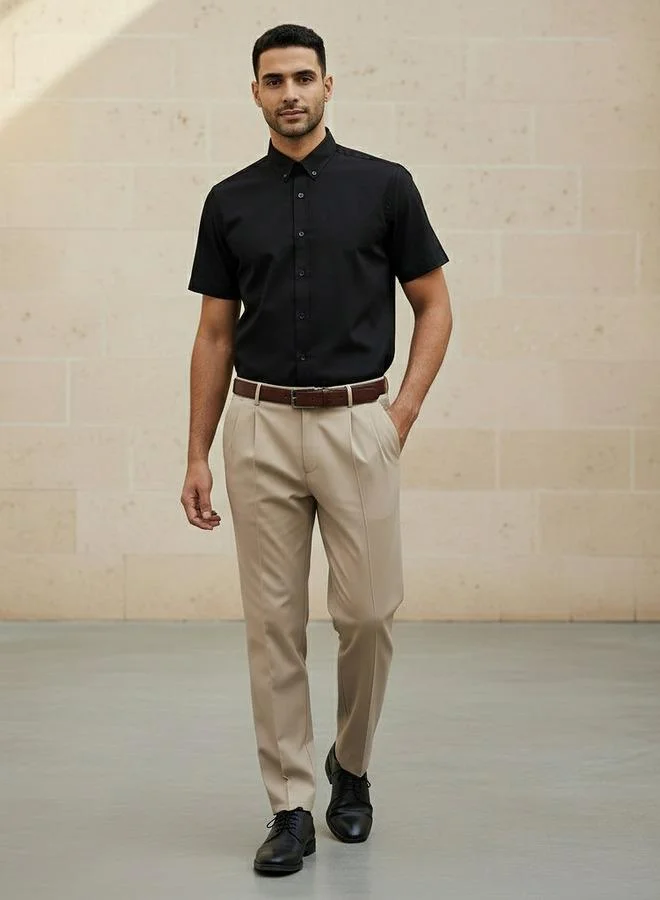 Splash FAV Men Regular Fit Button Down Collar Short Sleeve Shirt