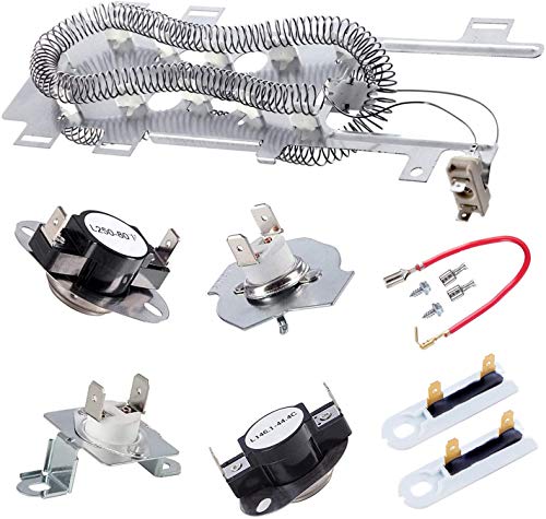 SUMNEW 8544771 Dryer Heating Element Upgrade, 279816 Thermostat Cut Off,279973 3392519 Dryer Thermal Fuse Compatible with maytag, kenmore,kitchen,whirlpool and More; - Image 1