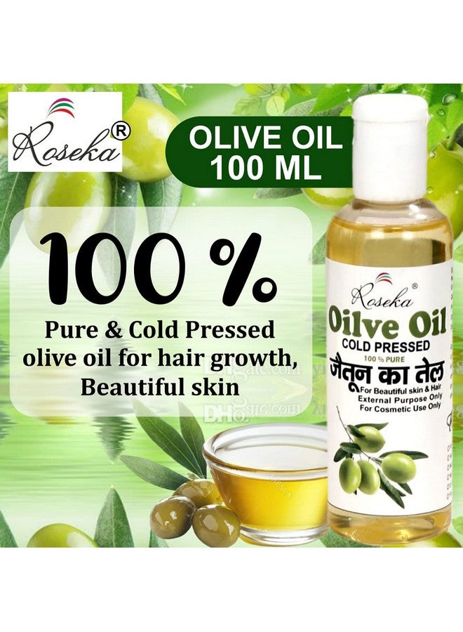 Roseka Olive Oil & Aloe Vera Gel (200ml + 100gm) Combo Pack For Face Toner, Skin Toner, Makeup Remover - For All Skin Types - Image 5