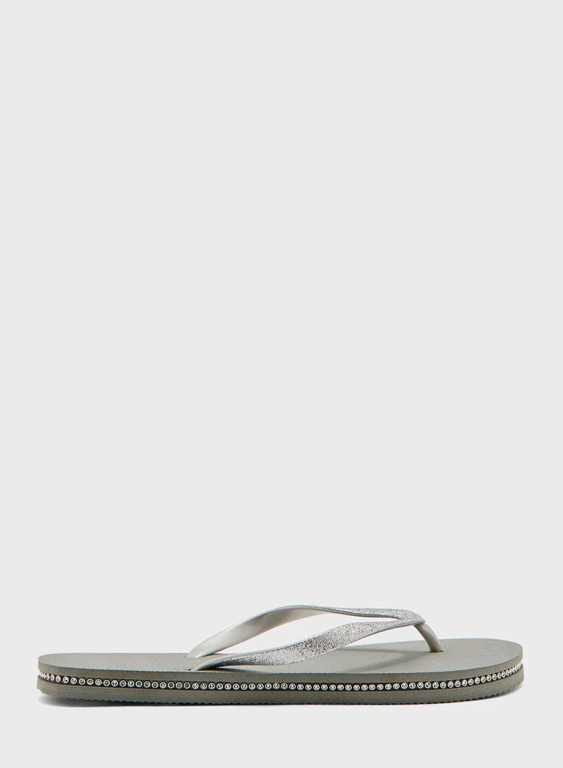 جينجر Jewelled Sole Thong