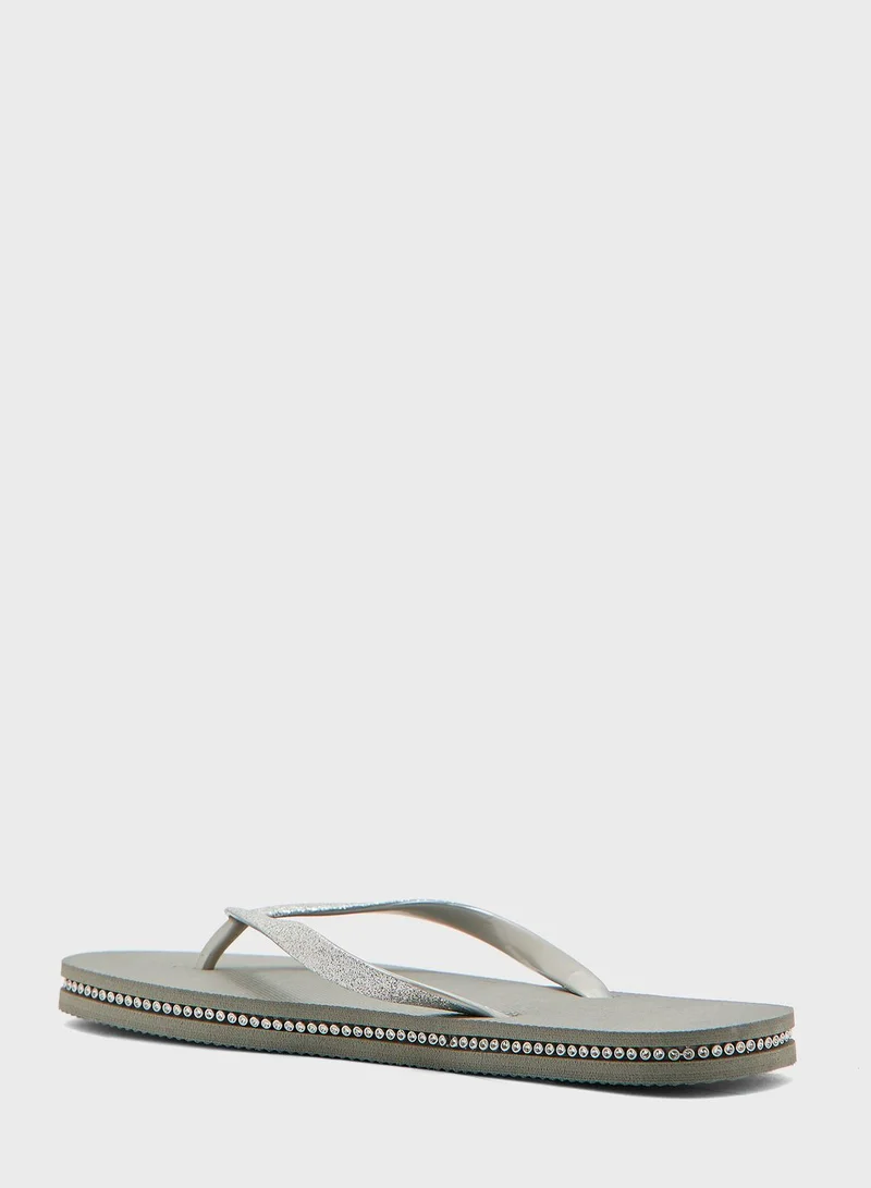 جينجر Jewelled Sole Thong