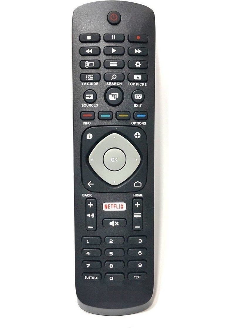 Ata Elektronik - Philips Philips 65PUS6521/12 Compatible Replacement Television Remote Without Keyboard - With Netflix Source Button - Image 1