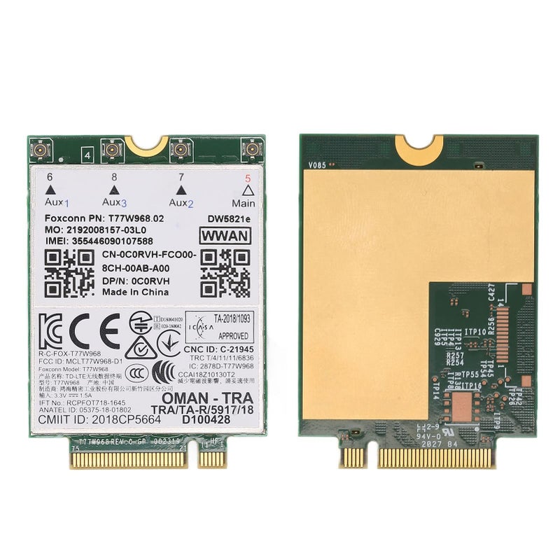 DW5821E 3G 4G 5G LAN Card High Speed Network Card Support GLONASS Galileo Positioning Black - Image 5