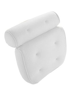 Spa Bath Pillow With 6 Non-Slip Suction Cup White 4X14X13inch - pzsku/ZD720A1F36F47B9D87CEFZ/45/_/1702102831/99ea037f-2bec-4891-8b08-d61cf106a9f8